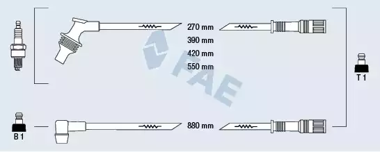 Ateşleme Kablosu Seti | 85260 FAE