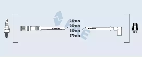 Ateşleme Kablosu Seti | 85280 FAE