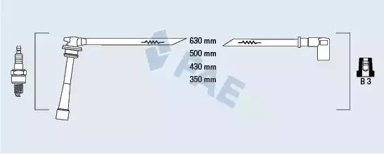 Ateşleme Kablosu Seti | 85391 FAE