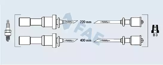 Ateşleme Kablosu Seti | 85393 FAE