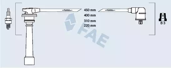 Ateşleme Kablosu Seti | 85394 FAE