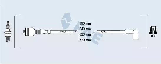 Ateşleme Kablosu Seti | 85401 FAE