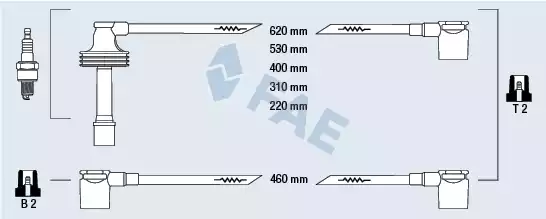Ateşleme Kablosu Seti | 85480 FAE