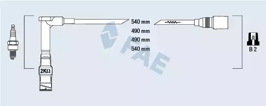 Ateşleme Kablosu Seti | 85490 FAE