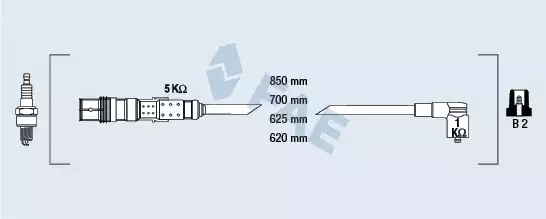 Ateşleme Kablosu Seti | 85681 FAE