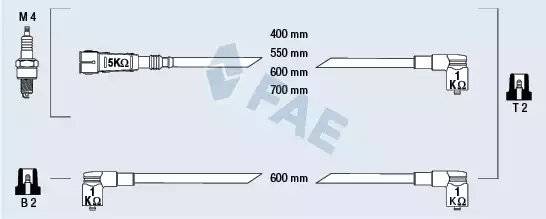 Ateşleme Kablosu Seti | 85693 FAE