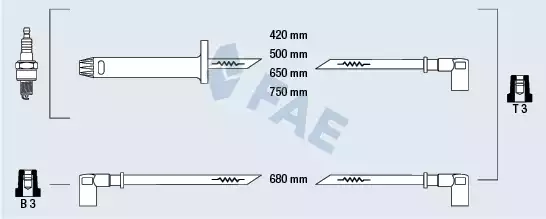 Ateşleme Kablosu Seti | 85710 FAE