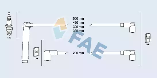 Ateşleme Kablosu Seti | 85767 FAE