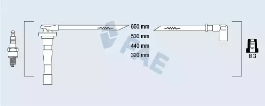 Ateşleme Kablosu Seti | 85801 FAE