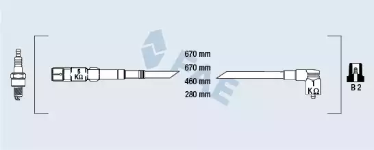 Ateşleme Kablosu Seti | 85879 FAE