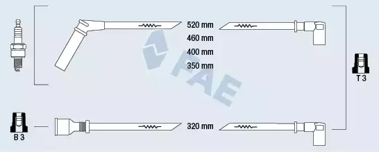 Ateşleme Kablosu Seti | 85997 FAE