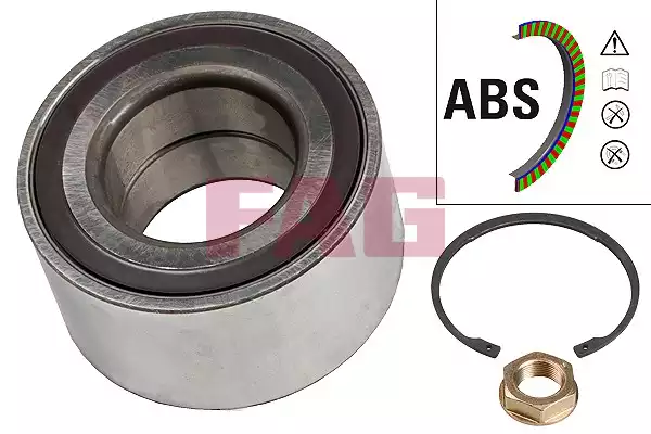 Aks Rulmanı On ABS Li ( Fiat Scudo / Peugeot ) | 713640540 FAG