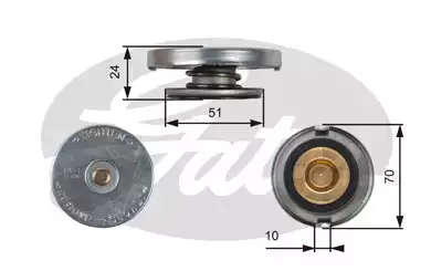 RC105 Radıator Cap | RC105 GATES