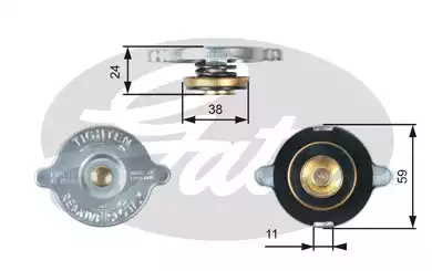 RC120 Radıator Cap | RC120 GATES