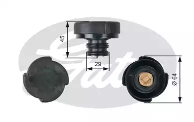 Genlesme Tankı Kapagı BMW 1.4 Bar E36-E39-E46-E53-E60-E65-E83 | RC207 GATES