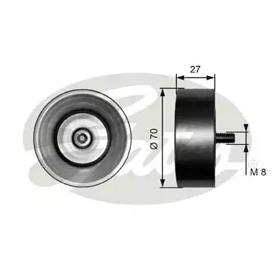 Gergi Rulmanı BMW E46 E60 E61 E63 E64 E65 E66 X3 E83 X5 E53 M47 M57 04>08 | T36294 GATES