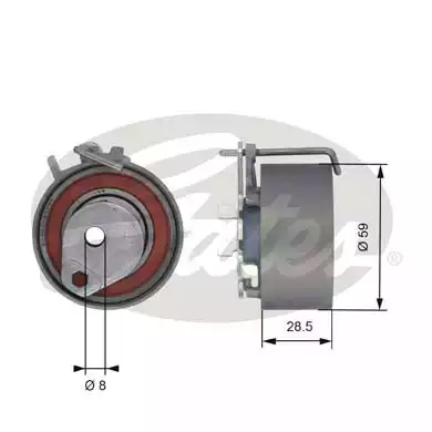 Triger Gergi Rulmanı ( Renault Clio II III Twingo 1.2 16V D4F ) | T43126 GATES