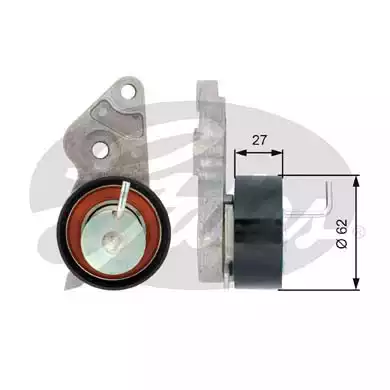 Triger Gergi Rulmanı ( Ford Fiesta IV V Focus Focus II Fusion 1.4 1.6 16V ) | T43127 GATES
