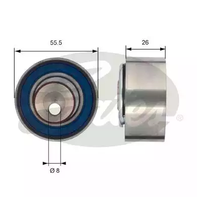 Gergi Rulmanı | T43156 GATES