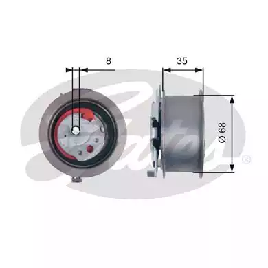 Gergi Rulmanı | T43181 GATES