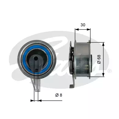 Gergi Rulmanı | T43245 GATES