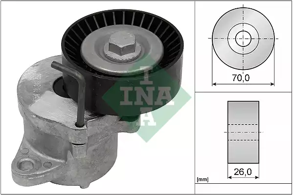 Vantılatör Gergisi Opel Astra J / Insignia A / Zafira C 2.0D | 534043910 INA