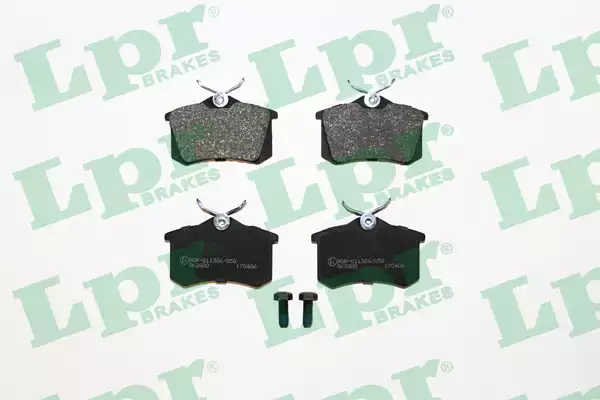 05P868 Fren Balatası Arka Megane II III IV Fluence / 207 | LPR