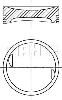 0022701 Piston Complete | MAHLE