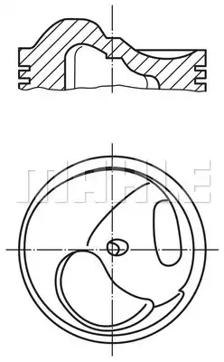 0023311 Piston | MAHLE