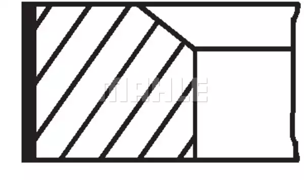 00277N2 Ringset (96.5)MM MERCEDES-BENZ | MAHLE
