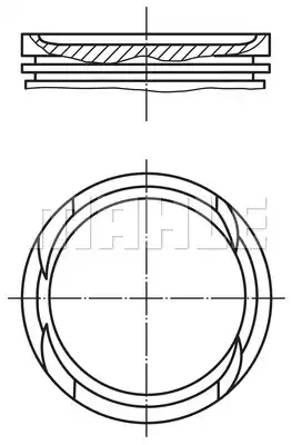 Piston Segman (Std) Astra J-CORSA D-E-MOKKA-INSIGNIA A-MERIVA B-ADAM-ZAFIRA C-CRUZE-TRAX 1.4 16V | 011PI00112000 MAHLE