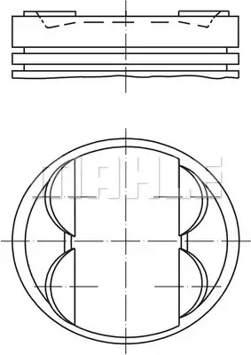 503PI00100000 Piston | MAHLE