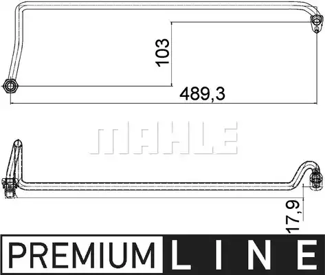 AHX5000P Ersatzteile Für Innenraum-Wärmetauscher Porsche Ca | MAHLE