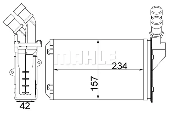 AH217000S Innenraum-Wärmetauscher Citroen Berlingo / Xantia | MAHLE