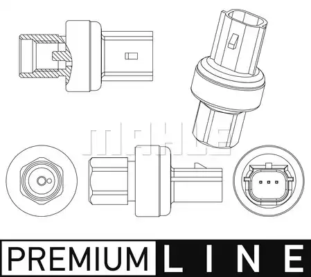 A/C Sensor Ford C-MAX/FIESTA/FUSION (ASE12000P) | ASE12000P MAHLE