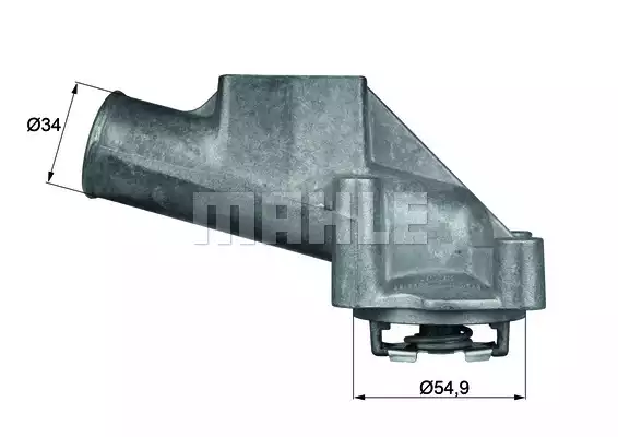 Thermostat, İntegral | TI18387D MAHLE