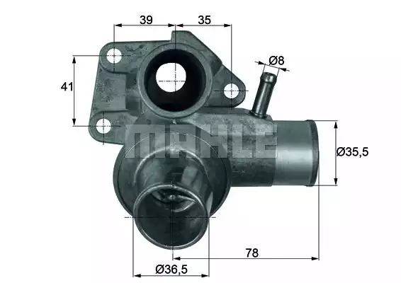 Thermostat, İntegral | TI6385D MAHLE