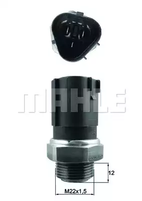 Fan Müşürü 65C Audi A1 2.0 11-15, A3 1.6/1.8 96-03, Seat Ibiza III 1.4/1.6/1.8/2.0 03-08, Skoda Octavia II 1.4/1.6/1.8 99-10, VW Golf IV 1.6/1.8/2.0/2 | TSW65 MAHLE
