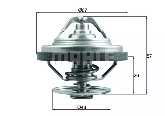 TX15883 Termostat Thermostat İnsert | MAHLE