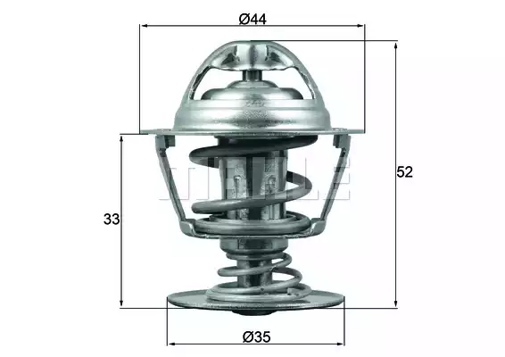 Thermostat İnsert | TX17388D MAHLE