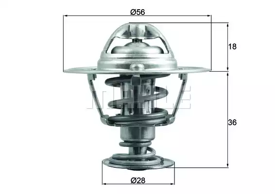 TX19988D Termostat Thermostat İnsert | MAHLE