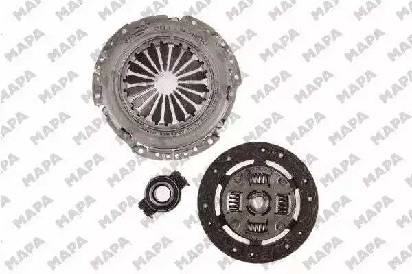 Debriyaj Seti BASKI+DİSK+BİLYA Volkswagen Golf II 1.3 85-87, Jetta 1.3 87-91, Polo 1.3 82-89, Vento 1.4 91-98 | 003190000 MAPA