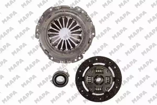 Debriyaj Seti BASKI+DİSK+BİLYA Toyota Yaris 1.0 VVT-I 05-11, Peugeot 107 1.0 05-14, Citroen C1 1.0 05-14 | 009190400 MAPA