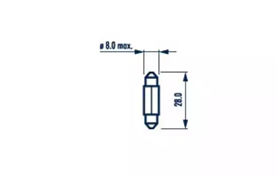 Ampul 12 V 3W Sofit | 17094 NARVA