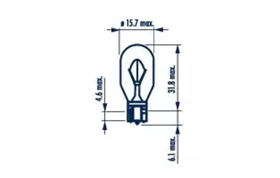 Ampul 12 V 16W Dipsiz | 17631 NARVA