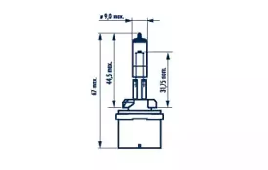 NRV 48041 Ampul H27 12V 27W PG13 Düz Soketli Halogen | NARVA