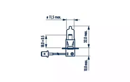 NRV 48700 Ampul 24V H3 70 Watt [ Kablolu ] | NARVA