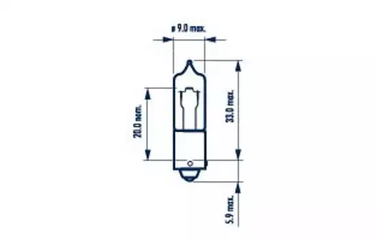 NRV 68196 Ampul H21W 24 V 21W Halogen Volvo Yan Lamba İçin | NARVA