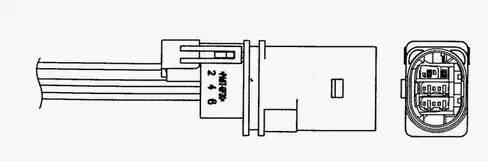 Oksijen (Lambda) Sensörü UAA0004-VW002 Audi A1 1.6 TDI 10-15 | 93525 NGK