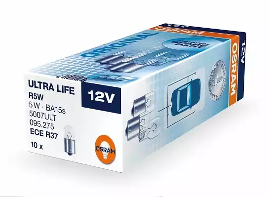 Metal Dipli Ampül 12V R10W 67 5008 (Watt 10 Watt Volt 12VOLT) | 5008 OSRAM